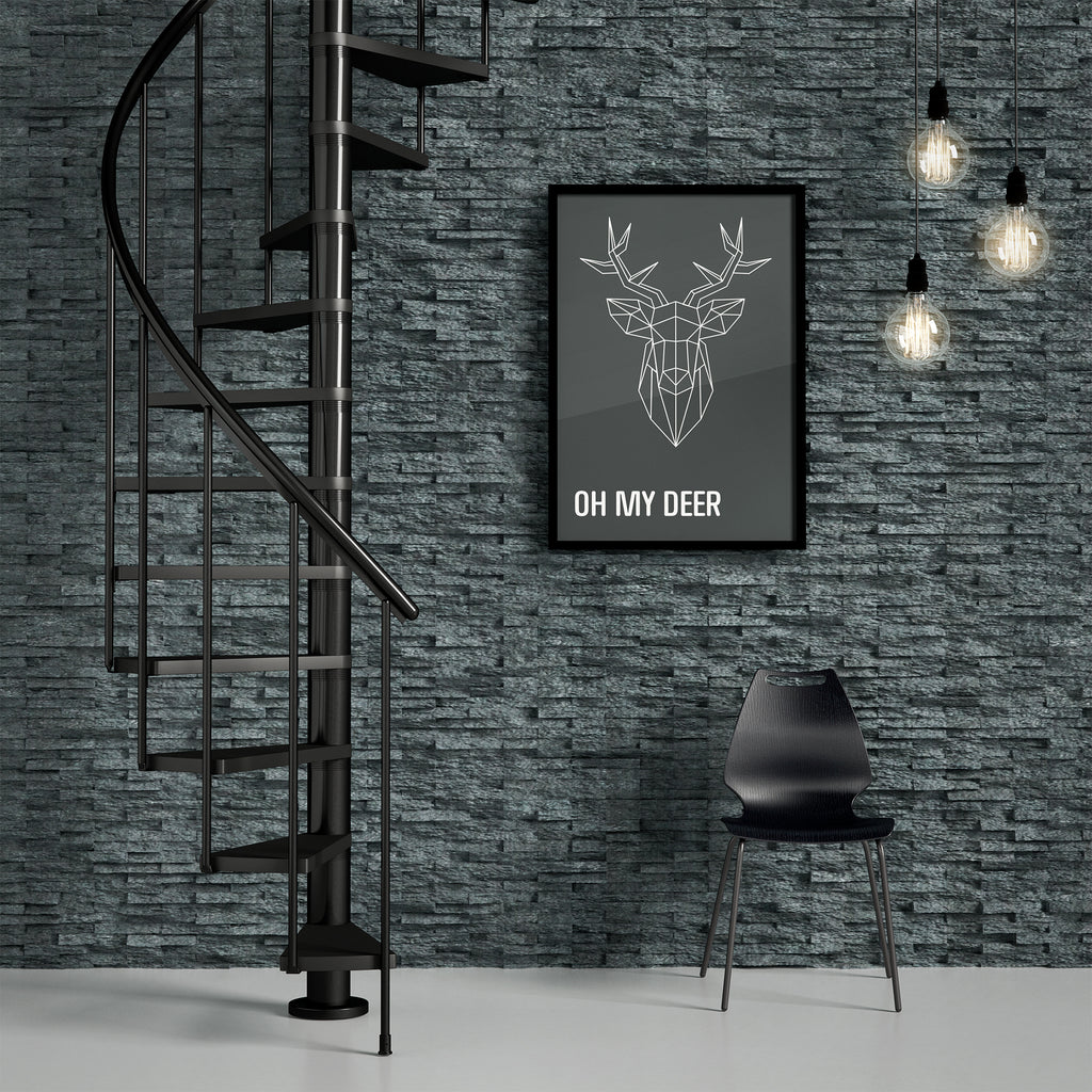 Calgary Anthrazit Stufen