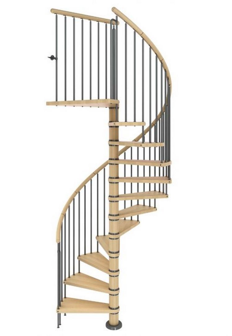 Winnipeg - Spindeltreppe - Buche oder Eiche geölt