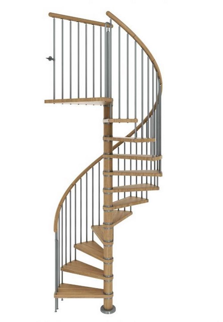 Winnipeg - Spindeltreppe - Buche oder Eiche geölt