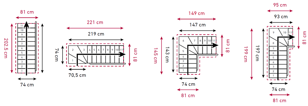 Boston - Raumspartreppe